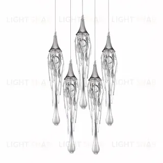 Подвесной светильник Goddess Tears 5R chrome P68009L-5/R chrome