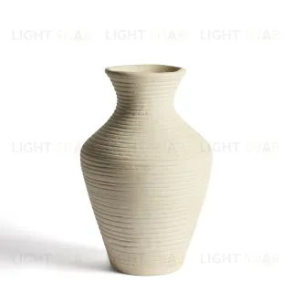 Ваза Pria из папье-маше бежевого цвета, 36см 481909