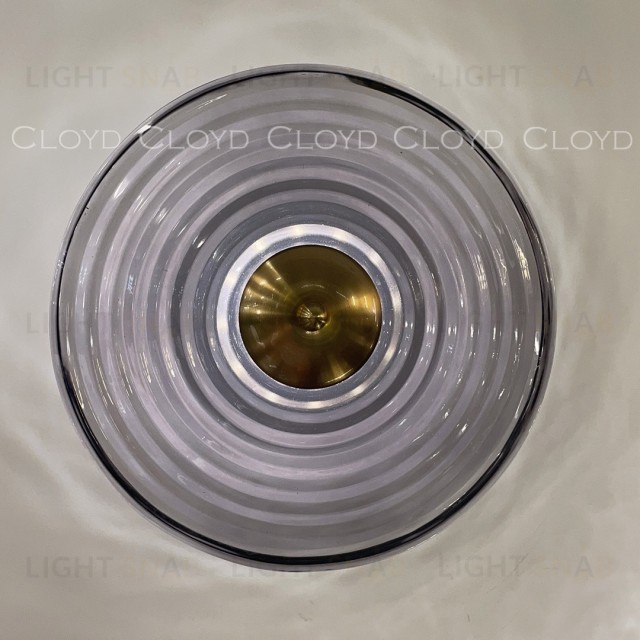  Бра Cloyd MINUTE W1 / Ø30 см - латунь - дымчатое стекло (арт.20385)  20385