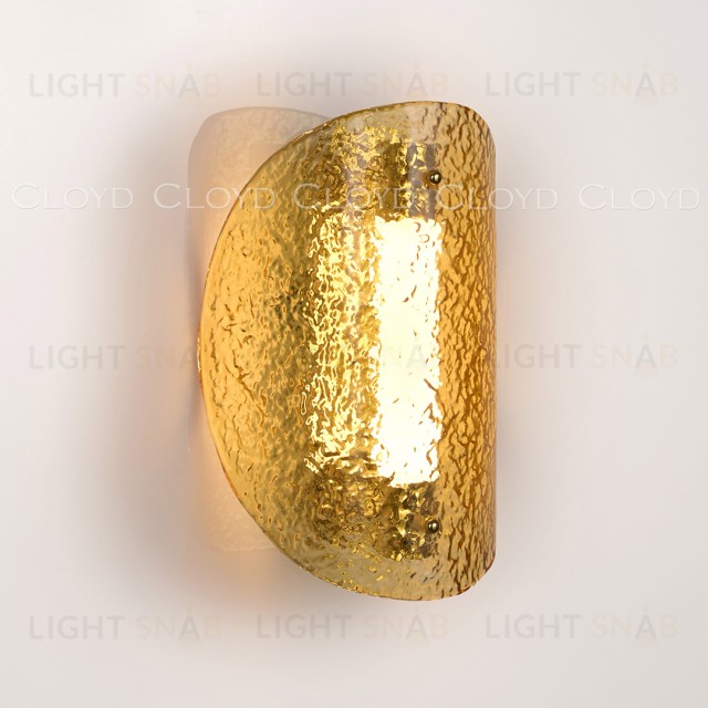 Бра Cloyd CARUDO W1 / золото - янтарн. стекло (арт.20370)  20370