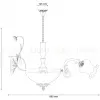 Подвесная люстра Lucia Tucci Fiori Di Rose 105.6.2 Fiori Di Rose 105.6.2 - 2