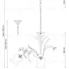 Подвесная люстра Lucia Tucci Fiori Di Rose 184.8.1 Fiori Di Rose 184.8.1 - 2