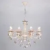 Подвесная люстра Eurosvet 3281/8 белый с золотом/тонированный хрусталь Strotskis 3281/8 белый с золотом/тонированный хрусталь Strotskis - 1