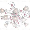 Потолочная люстра Lucia Tucci Fiori Di Rose 109.8.1 Fiori Di Rose 109.8.1 - 1