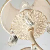 Подвесная люстра Eurosvet 10054/5 белый с золотом/прозрачный хрусталь Strotskis 10054/5 белый с золотом/прозрачный хрусталь Strotskis - 2