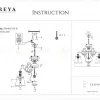 Подвесная люстра Freya Driana FR2405-PL-03-BZ FR2405-PL-03-BZ - 6