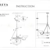 Подвесная люстра Freya Herbert FR2012-PL-06-BZ FR2012-PL-06-BZ - 6