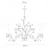 Подвесная люстра Lucia Tucci Fiori Di Rose 1770.10 Fiori Di Rose 1770.10 - 2