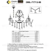 Подвесная люстра Omnilux OML-77713-08 OML-77713-08 - 2