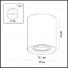Потолочный светильник Odeon Light Tuborino 3567/1C 3567/1C - 3