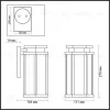 Уличный настенный светильник Odeon Light Gino 4048/1W 4048/1W - 3
