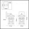 Уличный настенный светильник Odeon Light Virta 4044/1W 4044/1W - 3