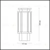 Уличный светильник Odeon Light Gino 4048/1B 4048/1B - 3