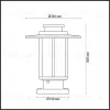 Уличный светильник Odeon Light Mito 4047/1B 4047/1B - 3