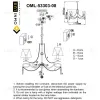 Подвесная люстра Omnilux Padru OML-53303-08 OML-53303-08 - 3