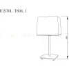 Настольная лампа Lucia Tucci Bristol T894.1 Bristol T894.1 - 2