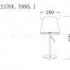 Настольная лампа Lucia Tucci Bristol T895.1 Bristol T895.1 - 2