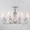 Потолочная люстра Eurosvet Incanto 60069/8 серебро 60069/8 серебро - 1