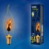 Лампа декоративная (UL-00002982) Uniel E14 3W золотистая IL-N-CW35-3/RED-FLAME/E14/CL IL-N-CW35-3/RED-FLAME/E14/CL - 2