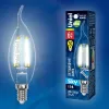 Лампа светодиодная филаментная (UL-00001373) Uniel E14 6W 4000K прозрачная LED-C35-6W/NW/E14/CL PLS02WH LED-C35-6W/NW/E14/CL PLS02WH картон - 2