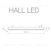 Подвесной светодиодный светильник Nowodvorski Hall Led 9466 9466 - 2