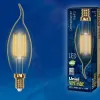 Лампа светодиодная филаментная (UL-00002396) Uniel E14 5W 2250K прозрачная LED-C35-5W/GOLDEN/E14 GLV21GO LED-C35-5W/GOLDEN/E14 GLV21GO - 2