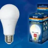 Лампа светодиодная (UL-00001569) Uniel E27 9W 4000K матовая LED-A60-9W/WW+NW/E27/FR PLB01WH LED-A60-9W/WW+NW/E27/FR PLB01WH картон - 2
