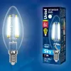 Лампа светодиодная филаментная (UL-00001372) Uniel E27 8W 4000K прозрачная LED-A60-8W/NW/E27/CL PLS02WH LED-A60-8W/NW/E27/CL PLS02WH картон - 2