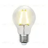 Лампа светодиодная филаментная (UL-00001372) Uniel E27 8W 4000K прозрачная LED-A60-8W/NW/E27/CL PLS02WH LED-A60-8W/NW/E27/CL PLS02WH картон - 1