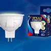 Лампа светодиодная (UL-00002424) Uniel GU5.3 6W 3000K матовая LED-JCDR 6W/WW/GU5.3/FR PLP01WH LED-JCDR 6W/WW/GU5.3/FR PLP01WH картон - 2