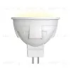 Лампа светодиодная (UL-00002424) Uniel GU5.3 6W 3000K матовая LED-JCDR 6W/WW/GU5.3/FR PLP01WH LED-JCDR 6W/WW/GU5.3/FR PLP01WH картон - 1