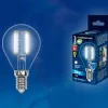 Лампа светодиодная филаментная (UL-00001370) Uniel E27 6W 4000K прозрачная LED-G45-6W/NW/E27/CL PLS02WH LED-G45-6W/NW/E27/CL PLS02WH картон - 2