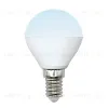 Лампа светодиодная (UL-00002376) Uniel E14 6W 4000K матовая LED-G45-6W/NW/E14/FR/MB PLM11WH LED-G45-6W/NW/E14/FR/MB PLM11WH картон - 1