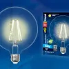 Лампа светодиодная филаментная (10534) Uniel E27 10W 3000K прозрачная LED-G125-10W/WW/E27/CL PLS02WH LED-G125-10W/WW/E27/CL PLS02WH картон - 2