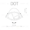 Встраиваемый светильник Nowodvorski Dot 9378 9378 - 3