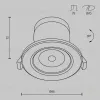 Встраиваемый светодиодный светильник Maytoni Phill DL014-6-L9W DL014-6-L9W - 5