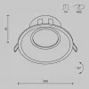Встраиваемый светильник Maytoni Dot DL028-2-01W DL028-2-01W - 10