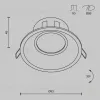 Встраиваемый светильник Maytoni Dot DL028-2-01B DL028-2-01B - 10
