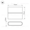 Настенный светодиодный светильник Arlight SP-Wall-110WH-Flat-6W Day White 021086 021086 - 5