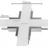 Угол Arlight S2-LINIA55-F-X90 крестовой 021276 021276 - 2