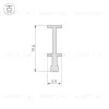 Держатель Arlight FOLED-RAIL-2000 025232 025232 - 2