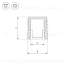 Профиль Arlight SL-MINI-8-2000 ANOD 019322 019322 - 3
