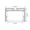 Профиль Arlight SL-LINE-4932-2000 ANOD 019308 019308 - 3
