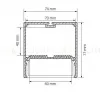 Профиль Arlight SL-LINE-7477-2000 ANOD 019310 019310 - 2
