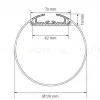 Профиль Arlight SL-ROUND-D120-2000 ANOD 019267 019267 - 2