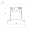 Профиль Arlight SL-LINIA49-F-2000 ANOD 019313 019313 - 3