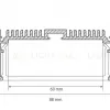 Профиль Arlight SL-LINIA88-F-2000 ANOD 019315 019315 - 2