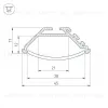 Профиль Arlight KLUS-P45-2000 ANOD 020898 020898 - 4