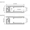 Профиль Arlight KLUS-GLASS-56-2000 ANOD 019193 019193 - 5