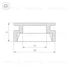 Профиль Arlight HR-2000 ANOD 019190 019190 - 3